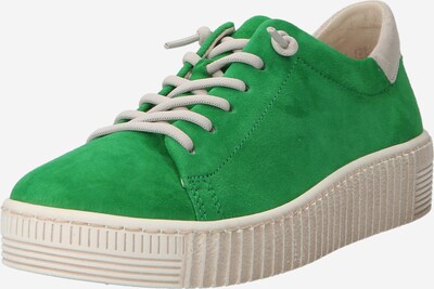 GABOR Zapatillas deportivas bajas en crema / verde hierba, Vista del producto