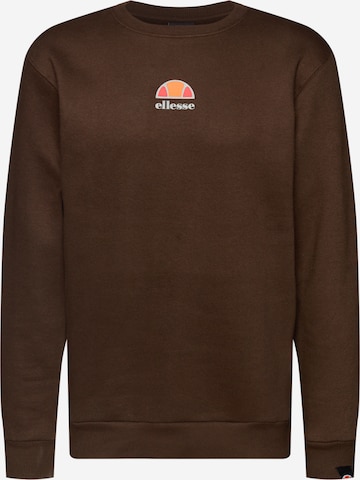 ELLESSE - Ajuste regular Sudadera en marrón: frente