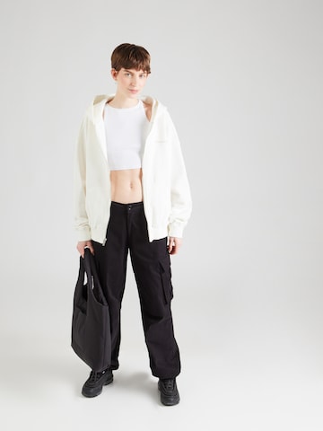Pegador Zip-Up Hoodie 'CLARITA' in White