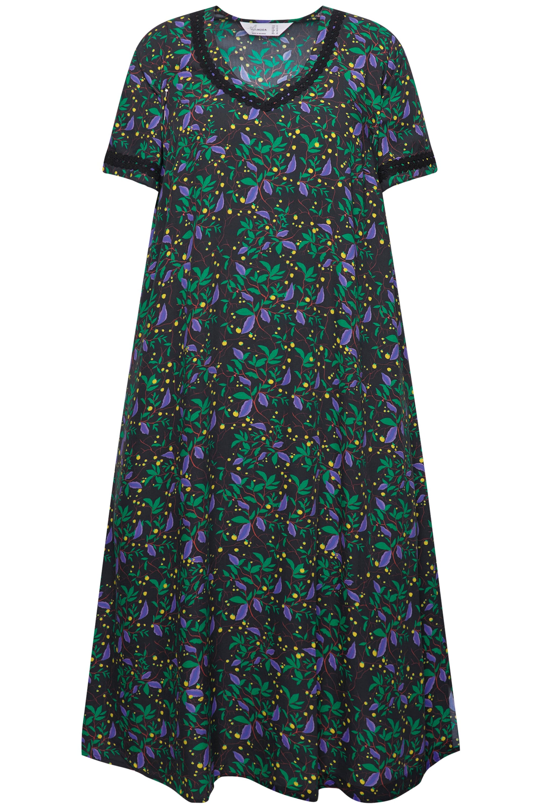 MIAMODA Jurk in Groen: voorkant