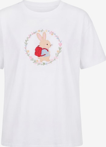 T-shirt 'Pop' MYMO en blanc : devant