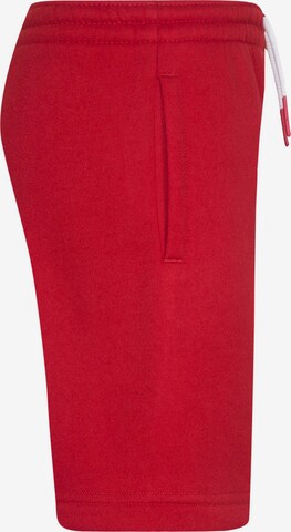 Regular Pantalon Jordan en rouge