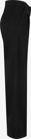 Urban Classics Široke hlačnice Hlače z naborki | črna barva