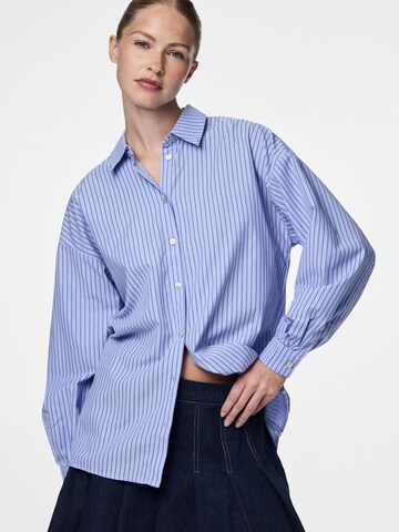 PIECES Blouse 'PCFolli' in Blue