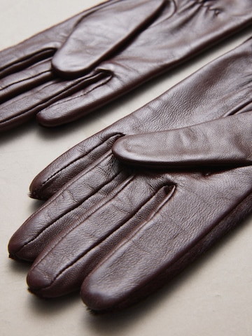 Next Prstové rukavice – hnědá