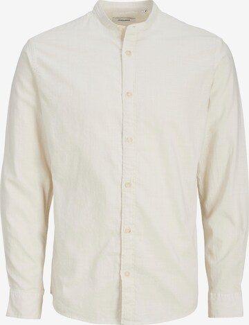 JACK & JONES Regular fit Риза 'Lub' в бяло: отпред