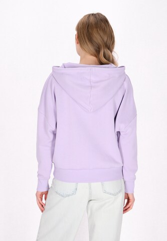MYMO Sweatshirt 'Back To School' in Lila