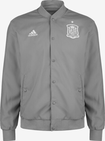 ADIDAS SPORTSWEAR Athletic Jacket in Grey: front