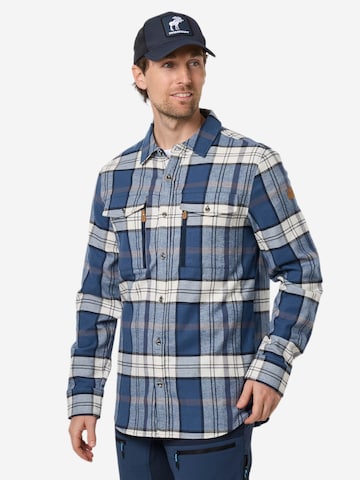 SWEDEMOUNT Regular fit Traditional button up shirt 'Nordkap' in Blue