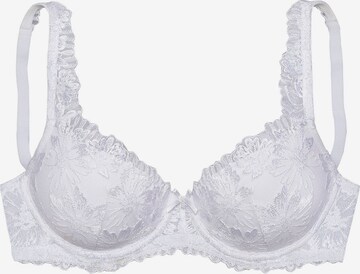 NUANCE Push-up Bra in White: front