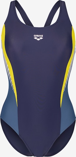 Costume intero sportivo 'THREEFOLD R' ARENA di colore navy / blu scuro / lime / bianco, Visualizzazione prodotti