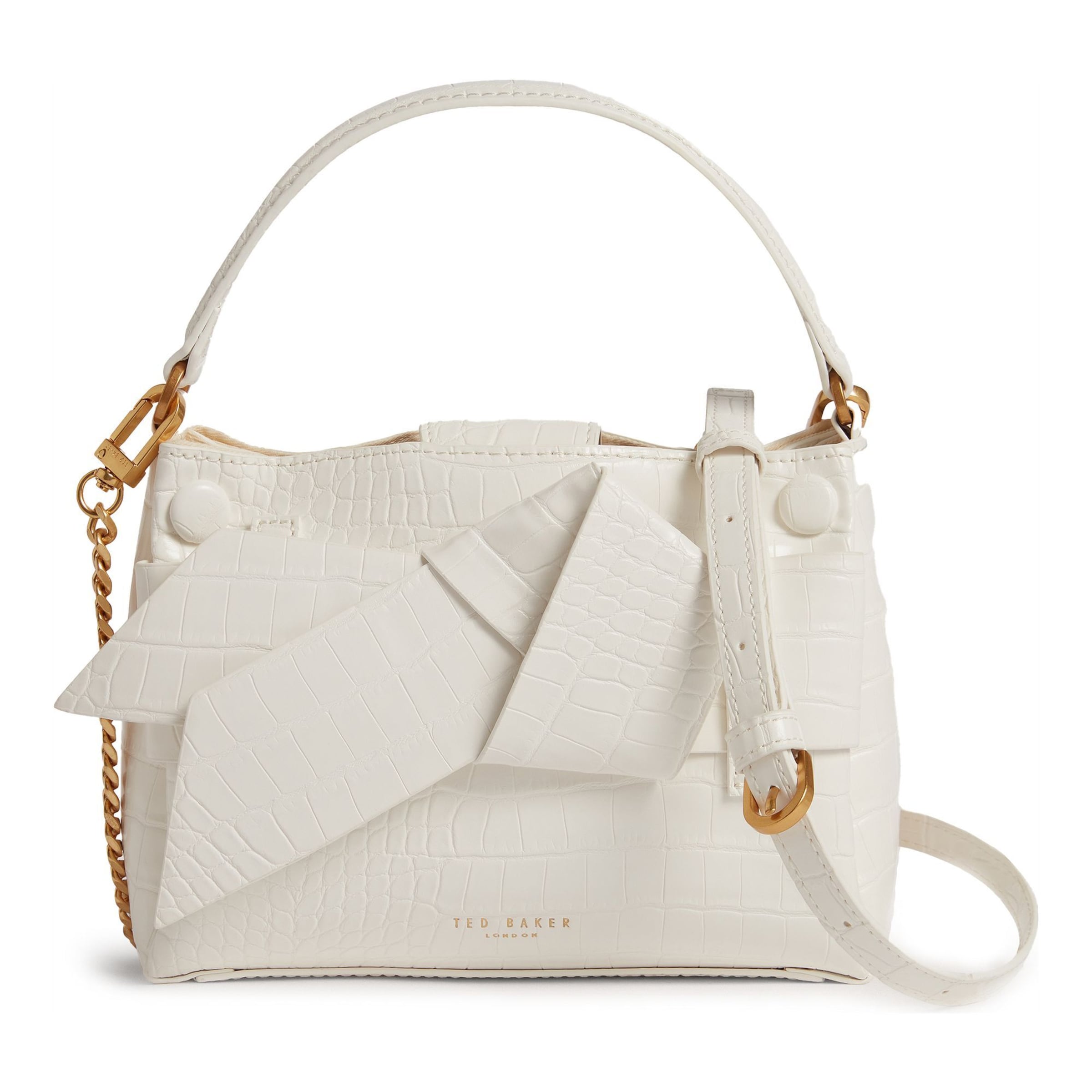Ted Baker Handbag 'Ssansa' in White: front