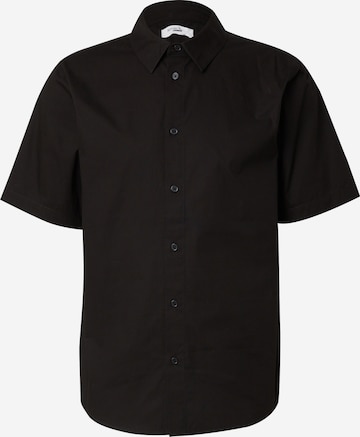 ABOUT YOU x Kevin Trapp Regular fit Button Up Shirt 'Marius' in Black: front
