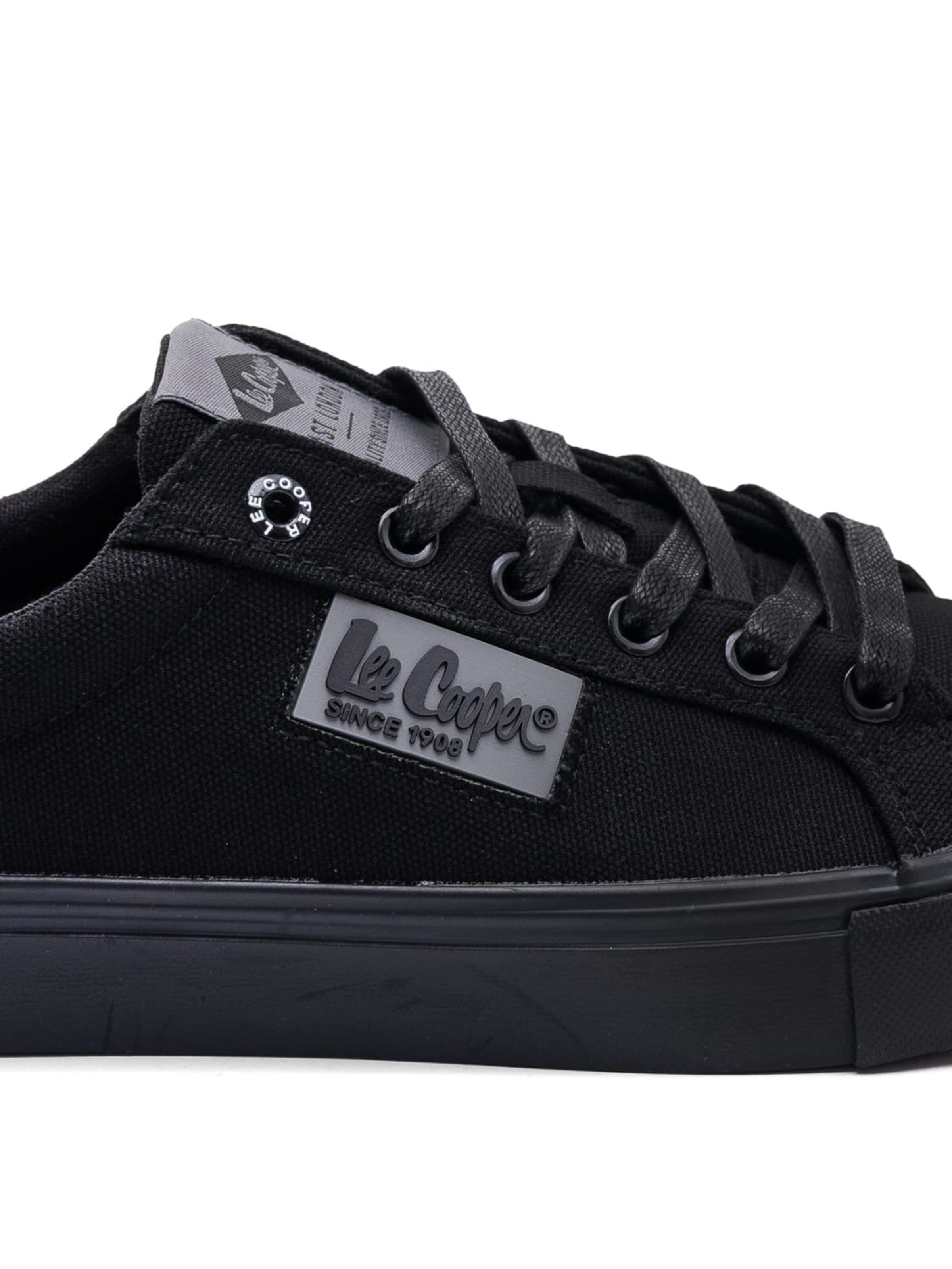 Lee Cooper Platform trainers in Black