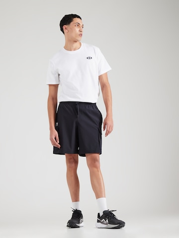 UNDER ARMOUR Lużny krój Spodnie sportowe w kolorze czarny