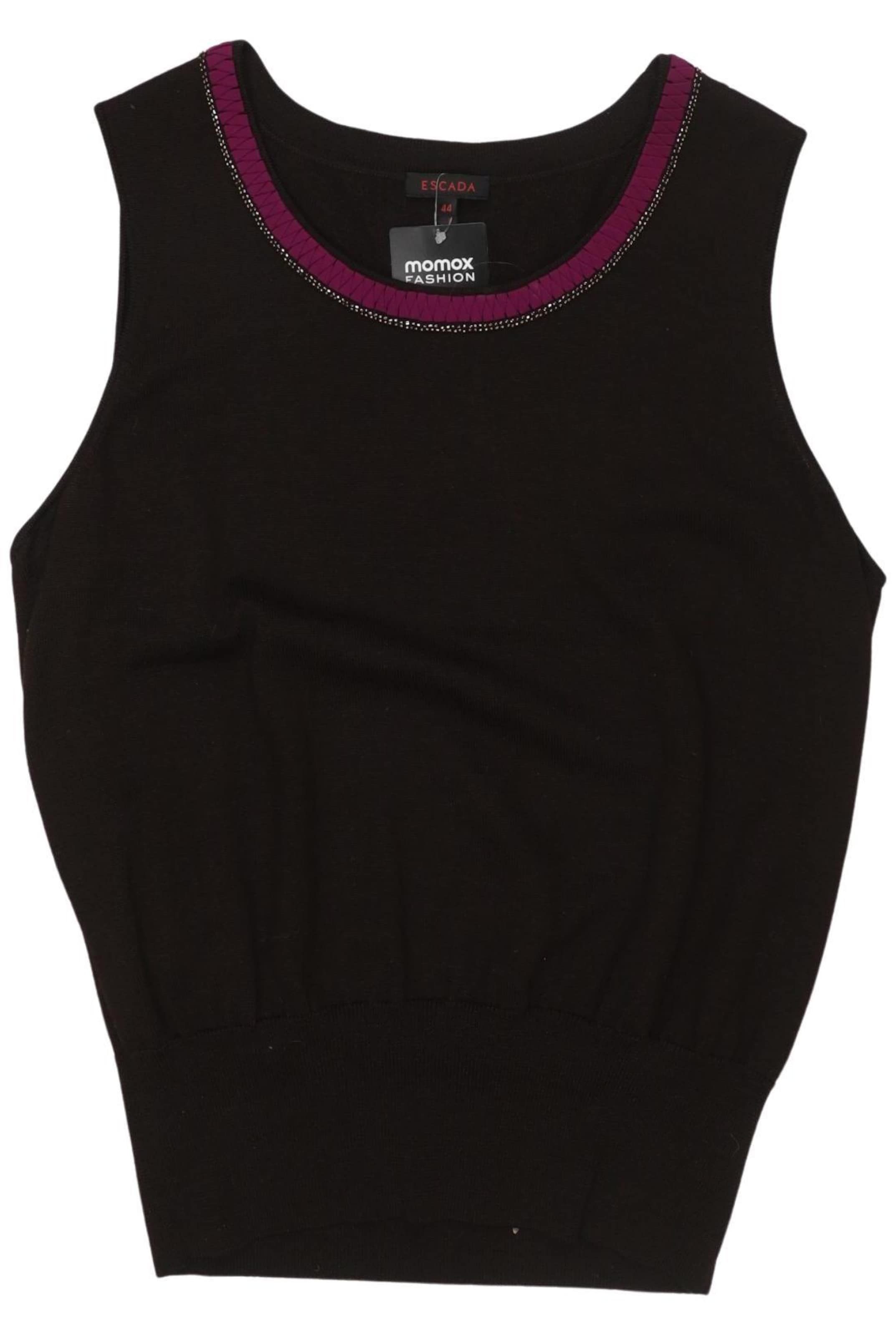 ESCADA Pullover XXL in Schwarz: Vorderseite