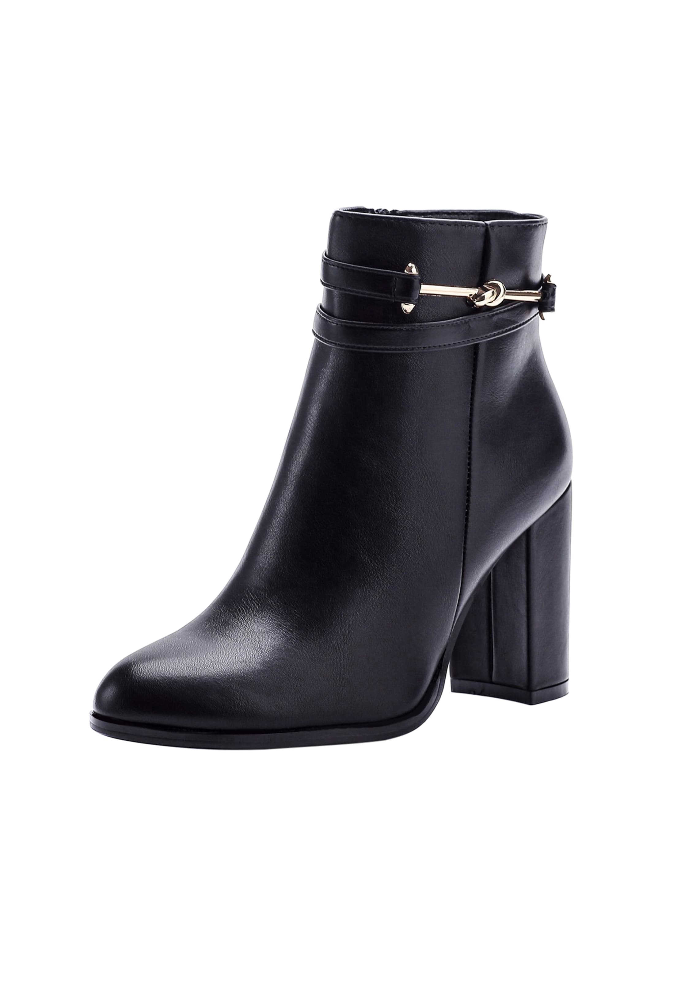 Stivaletto di Elara in nero: frontale