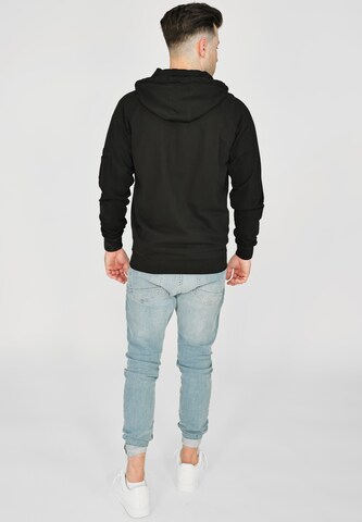 TOP GUN Sweatvest ' ' in Zwart