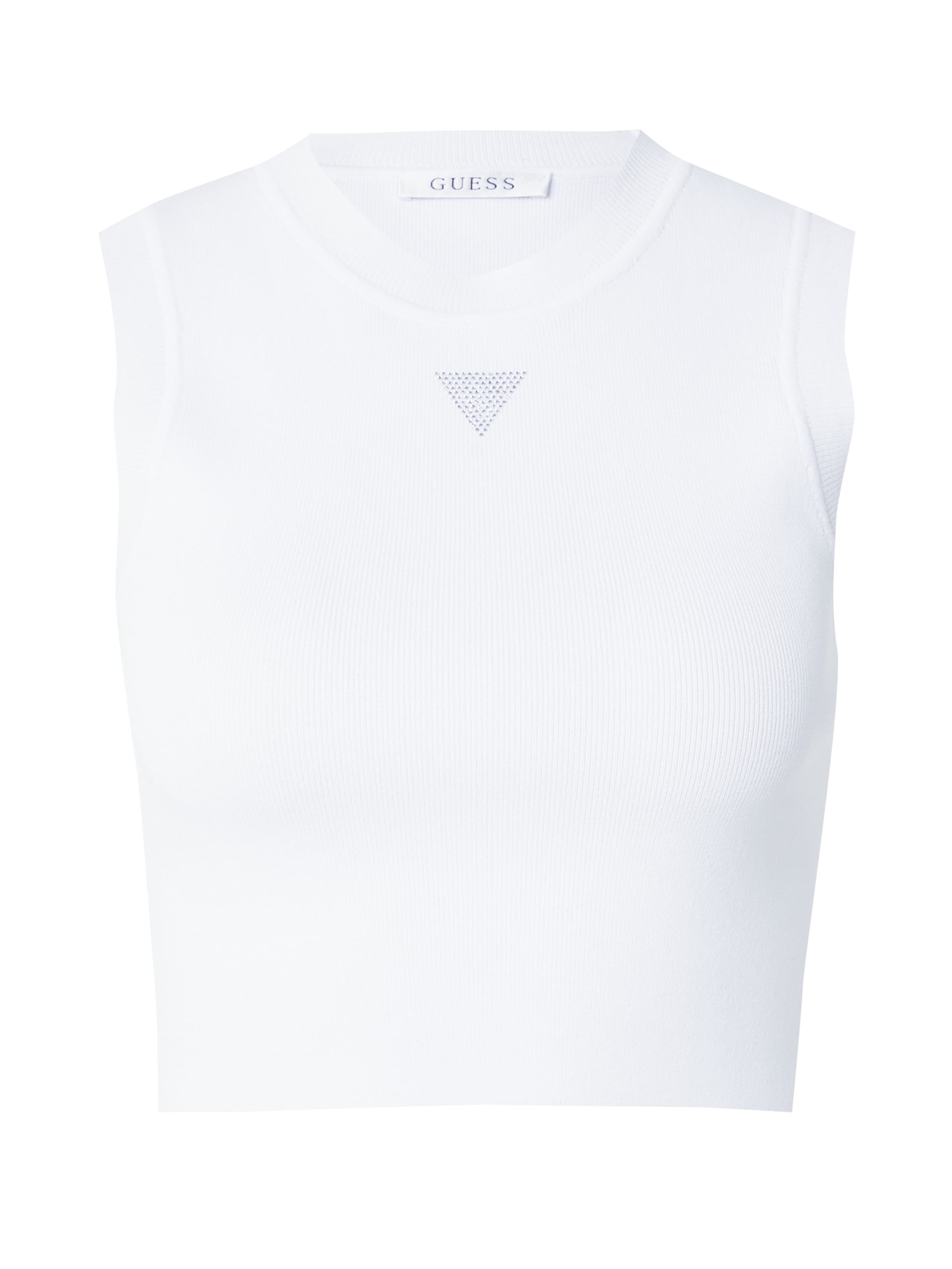 GUESS - Top de malha 'Alexia' em branco: frente