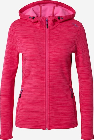 CMP Sportief sweatvest in Roze: voorkant