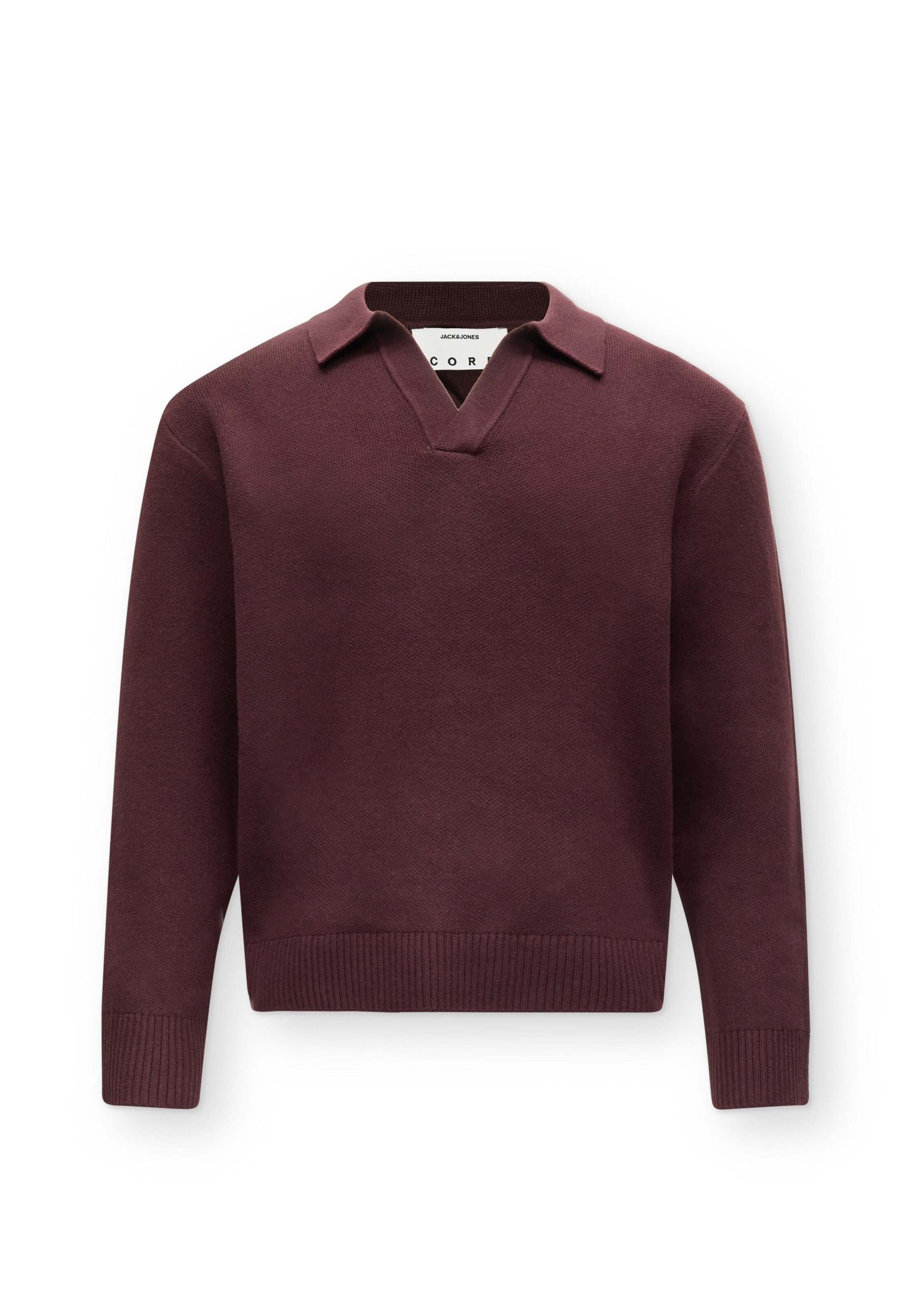 JACK & JONES Trui 'JCOLEGACY' in Bruin: voorkant