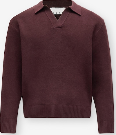 JACK & JONES Pullover 'JCOLEGACY' in XS in burgunder, Produktansicht