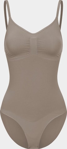 cfab Shaping bodysuit 'Bodysuit Sculpting Shapewear mit Slip' in Grey: front