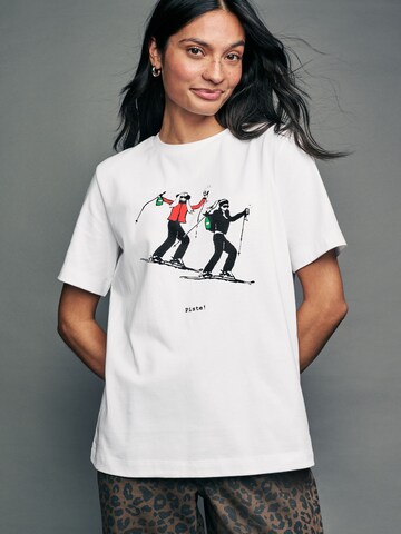 Next Shirt in Wit: voorkant
