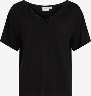 T-shirt 'SASSI' VILA en noir : devant