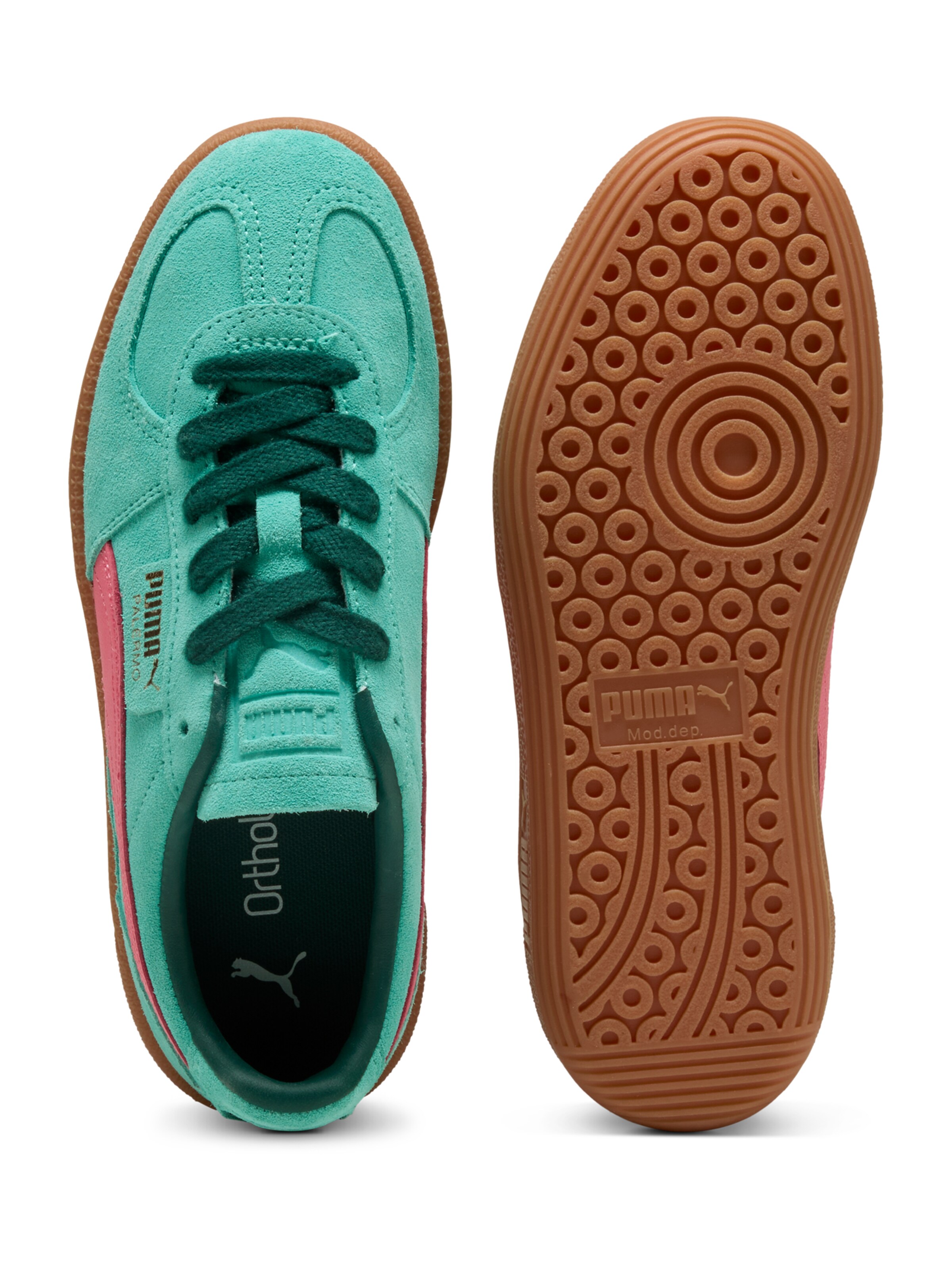 Baskets basses 'Palermo' PUMA en vert