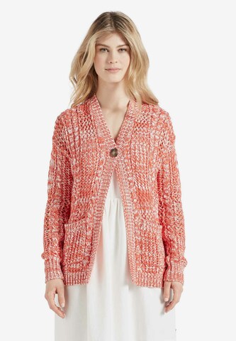 khujo Strickjacke 'Nita' in Orange: predná strana