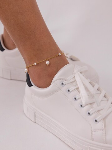 Bijoux de pied 'Pearl Drop' PURELEI en or : devant