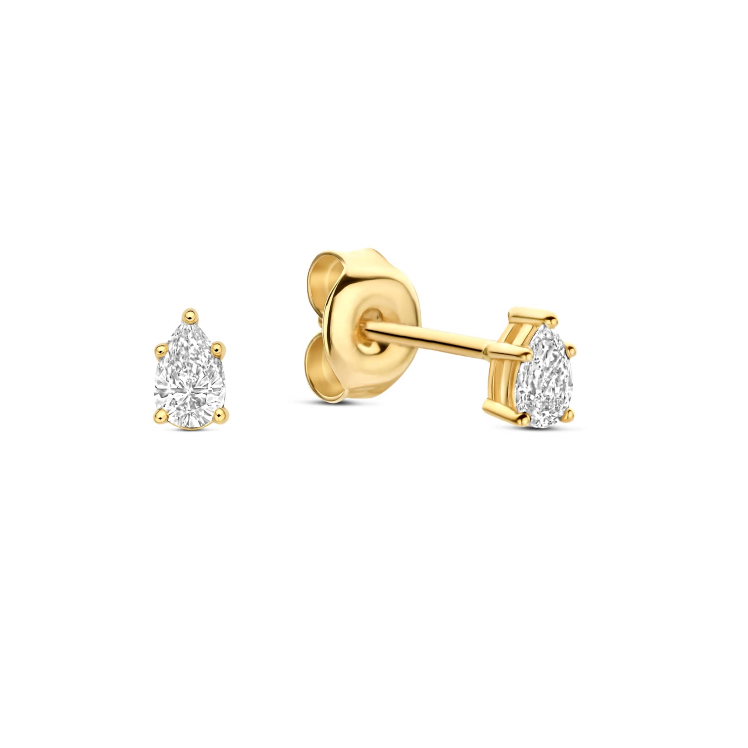 Isabel Bernard Earrings in Gold: front