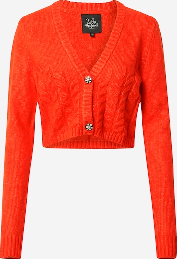 Pepe Jeans Gebreid vest 'DOROTHEA CARDI' in de kleur Sinaasappel, Productweergave