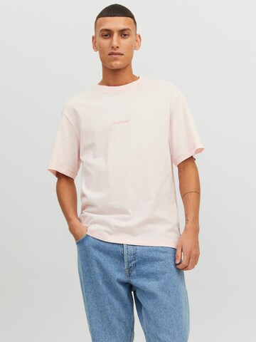 T-Shirt JACK & JONES en rose : devant