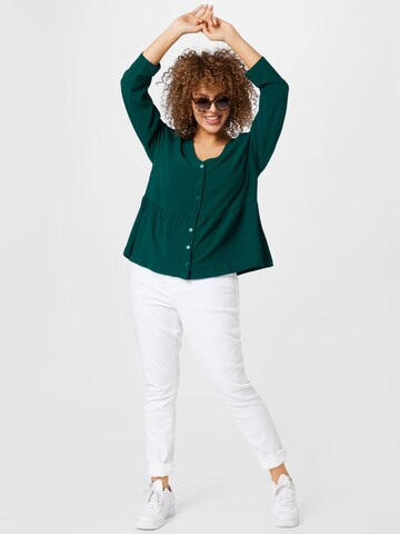 ABOUT YOU Curvy Blouse 'Jayla' in Green