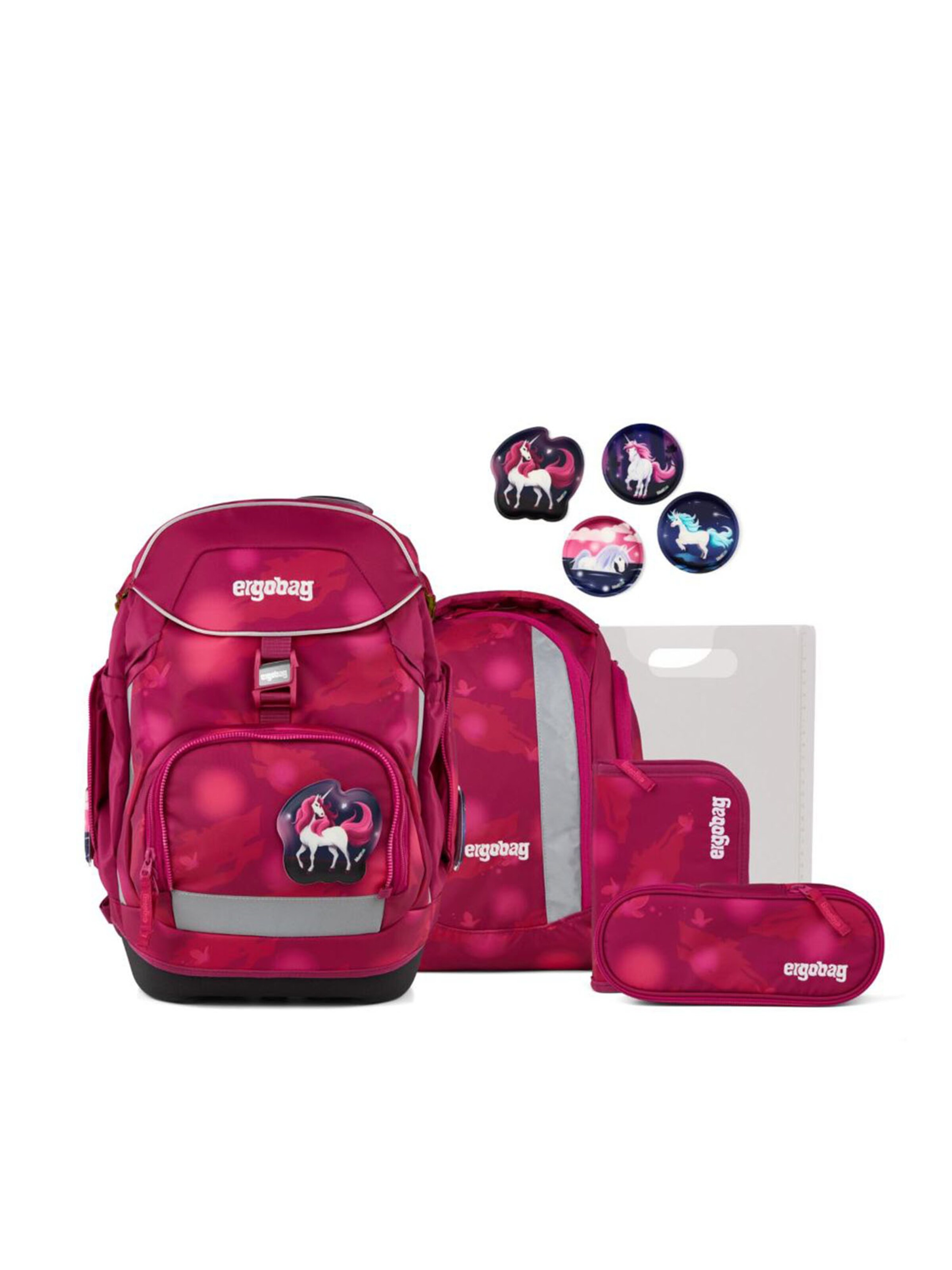 ergobag Rucksack 'Pack Schulrucksack'‌‌‌‌‌‌‌‌‌‌ in Rot: Vorderseite