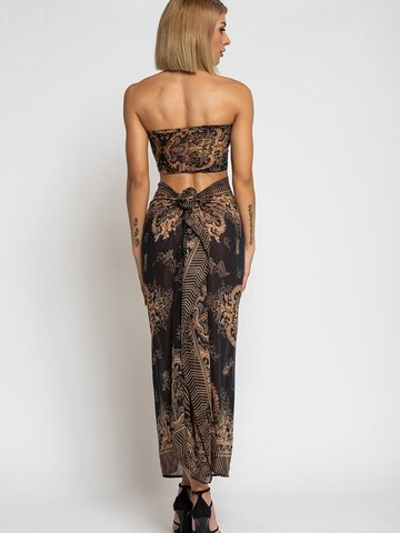 JIORO Strandkleid 'Golden Stripes'‌‌‌‌‌‌ in Mischfarben