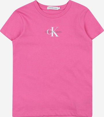 Maglietta di Calvin Klein Jeans in rosa: frontale