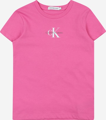 Calvin Klein Jeans Tričko – pink: přední strana