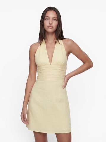 MAKARIĆ - Vestido em amarelo: frente