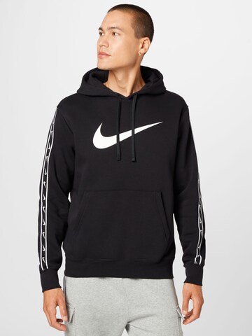 Nike Sportswear - Sudadera 'Repeat' en negro: frente