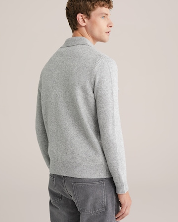 WE Fashion Gebreid vest in Grijs