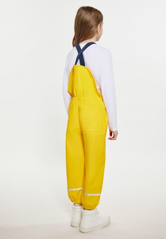 Schmuddelwedda - Tapered Calças funcionais em amarelo