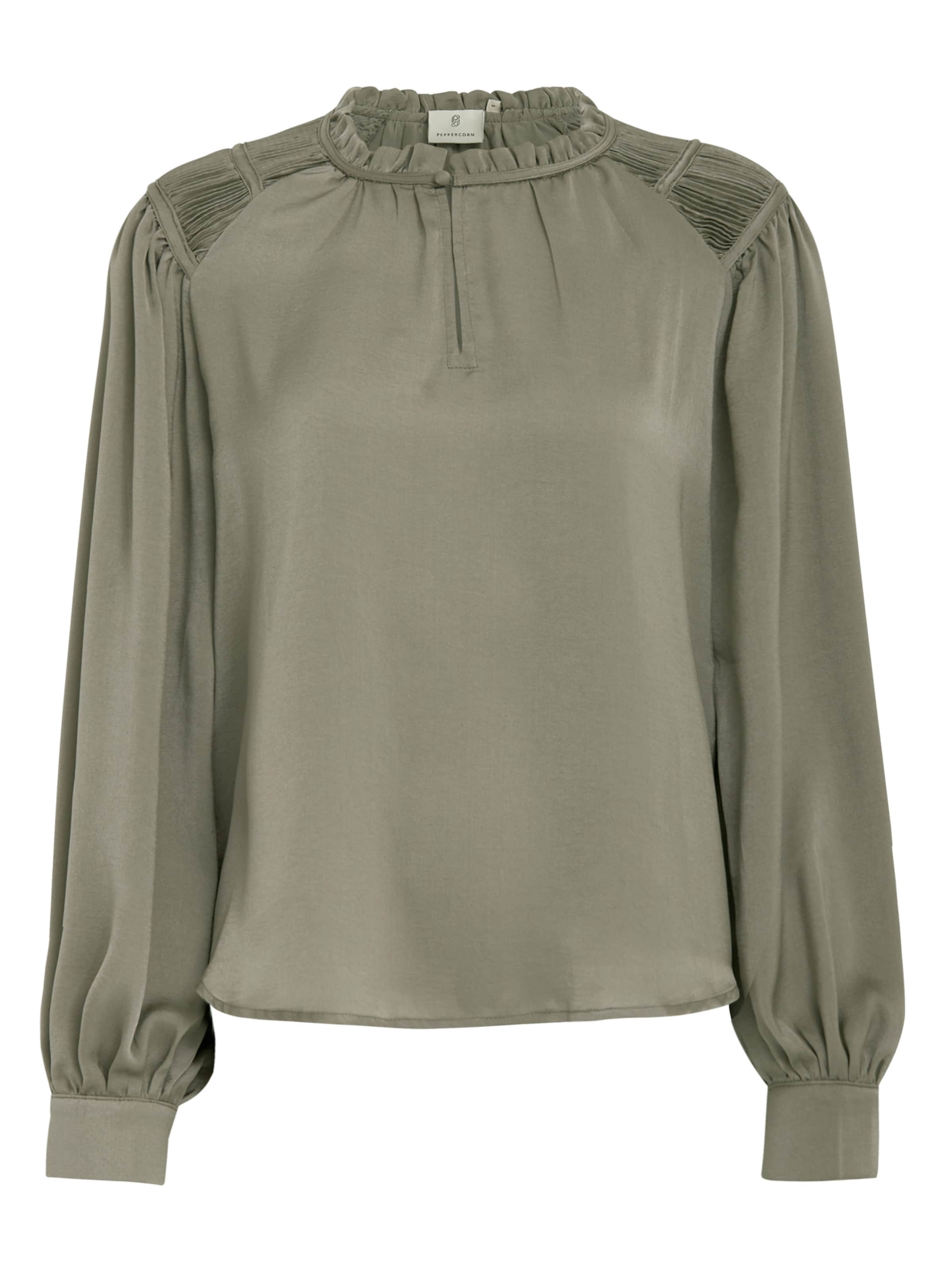 Peppercorn Bluzka 'Haze' w kolorze beżowy: przód
