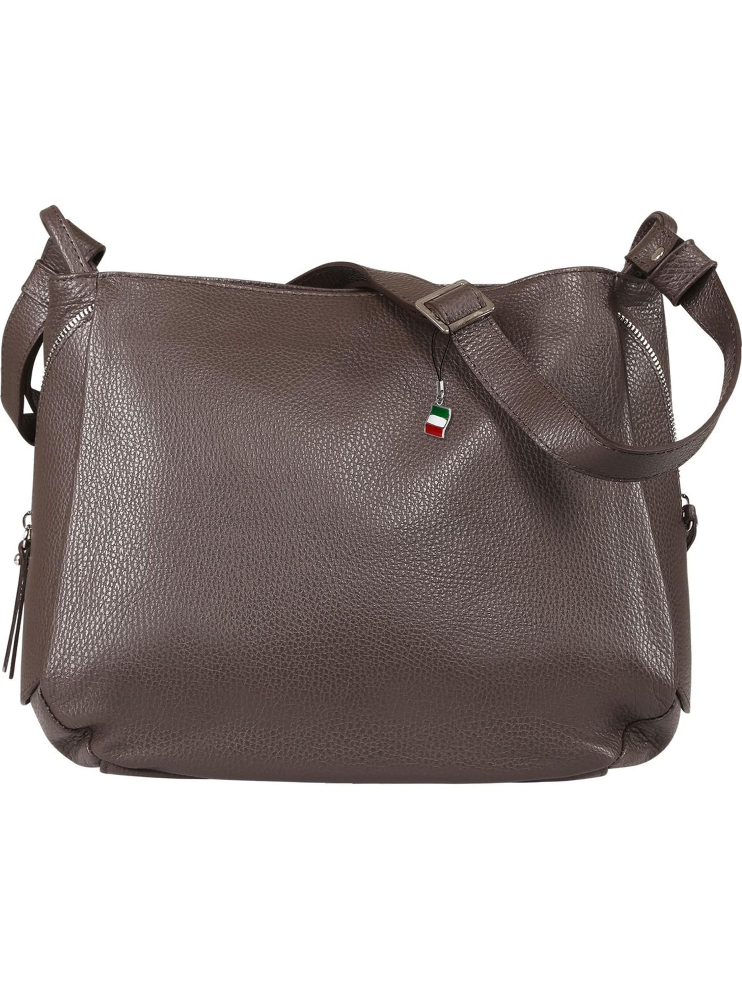 Borsa a tracolla di Florence in marrone: frontale
