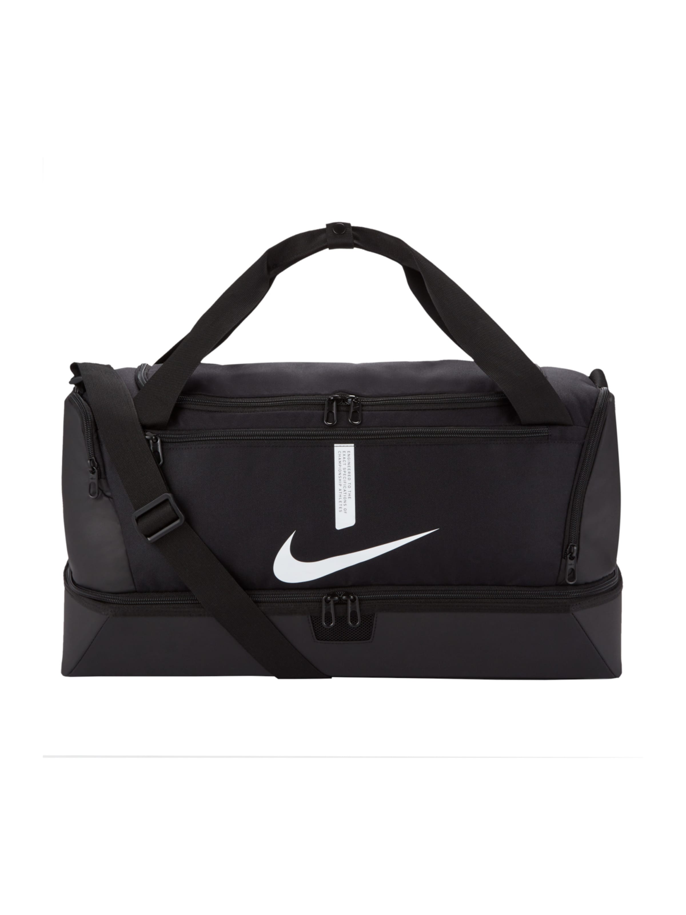 NIKE Sports Bag 'Academy Team' in Black / White, Item view