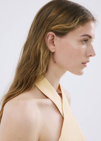 MANGO Top 'Martini' in Yellow