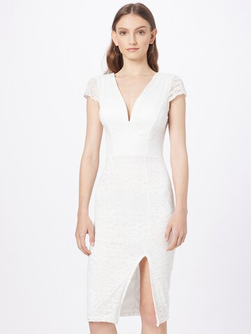 WAL G. - Vestido 'ROBIN' en blanco: frente