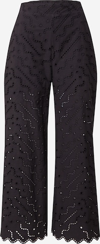 juoda Suncoo Plačios klešnės Kelnės 'JANE': priekis